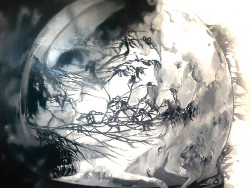 SOLD Know Globe Deer Albino